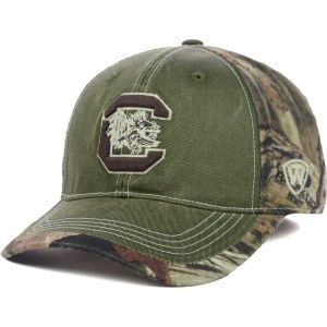 South Carolina Gamecocks Top of the World NCAA Laylow Camo One Fit Cap