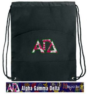 Alpha Gamma Delta Drawstring Bag Cinch Alpha Gamma Draw String Back Pack Bag Clothing