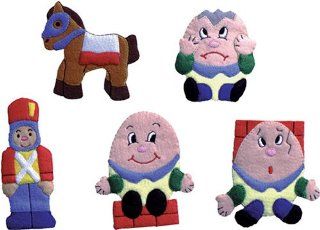 Humpty Dumpty Felt Finger Puppet Set (5 Finger Puppets) Toys & Games