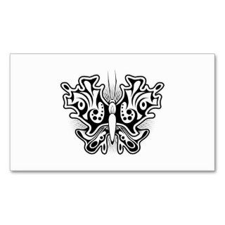 Butterfly Tattoo Black and White Business Cards