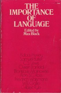 Importance of Language Max Black 9780801490774 Books