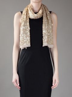 Rose And Rose Sequin Scarf