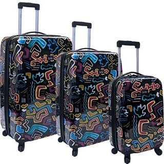 Nicole Miller NY Luggage Allegra 3 PC Spinner Luggage Set