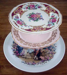 proposal royal vintage cake stand by once upon a tea cup
