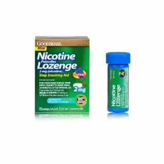 Good Sense Nicotine Lozenge, 2mg (nicotine), Mint, 72 count, 3x24p Health & Personal Care