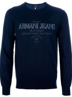 Armani Jeans Logo Print Sweatshirt