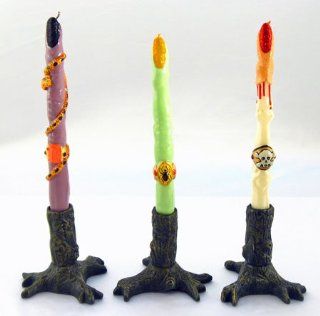 One Hundred 80 Degrees Witchs Finger Taper Candle   Green  