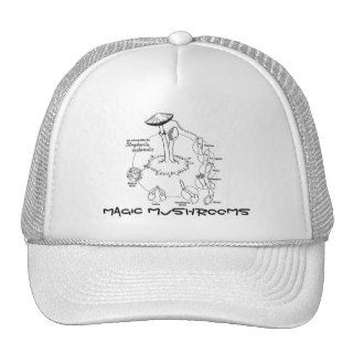 Psilocybe cubensis, Magic Mushrooms Mesh Hat