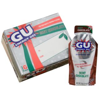 GU Mint Chocolate Energy Gel   Box of 6