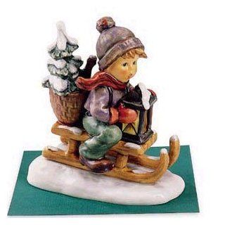 HUMMEL MI HUMMEL FIGURINES RIDE INTO CHRISTMAS 4.25"   Collectible Figurines