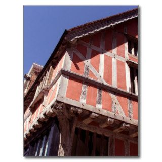 English Medieval House Postcard