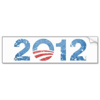 'Vintage' 2012 Obama Bumper Stickers