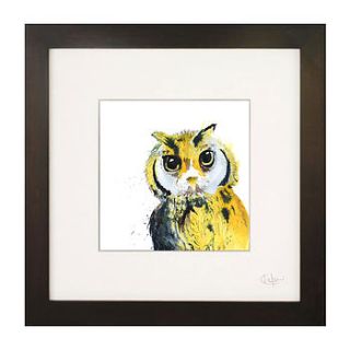 framed woodland and farm animal illustrations by kate moby