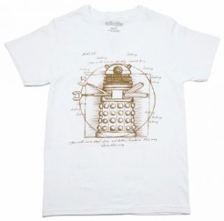 Doctor Who   Vitruvian Dalek   T Shirt (Small) Clothing