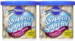*Pillsbury Whipped Supreme Cream Cheese Frosting 12 oz  Dessert Frostings  Grocery & Gourmet Food
