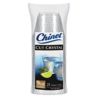 Chinet Cut Crystal Plastic Cups 25 pk