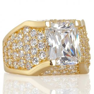 Victoria Wieck 5.92ct Absolute™ Super Radiant Solitaire Pavé Ring