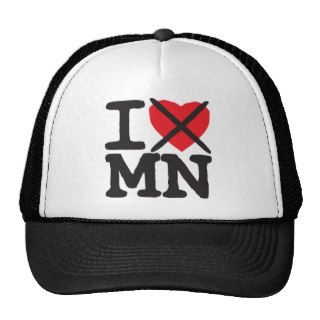 I Hate MN   Minnesota Mesh Hat