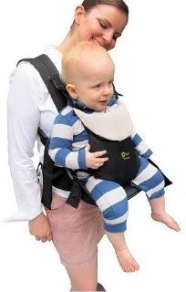 Kiwipeewee Baby Carrier with Seat, Black  Child Carrier Front Packs  Baby