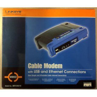 Cisco Linksys BEFCMU10 Ethernet Cable Modem Electronics