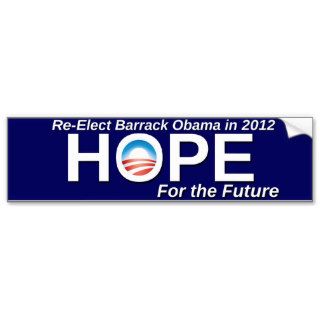 Re Elect Barack Obama Bumper Stickers