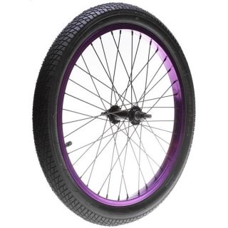 Framed Team Front BMX Wheel Anodized Purple 3/8in