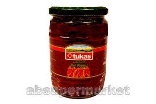 Tukas Traditional Hot Pepper Paste 570g (Aci Biber Salcasi)  Hot Sauces  Grocery & Gourmet Food
