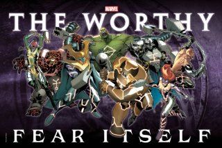 Marvel Comics Fear Itself the Worthy Vs. The Mighty Poster By Billy Tan 24 X 36 Rolled  Prints  