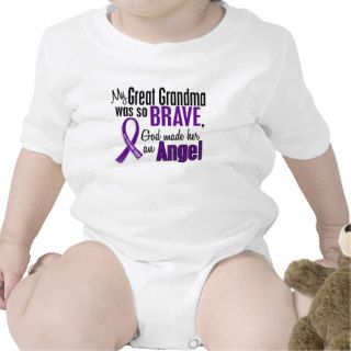 My Great Grandma Is An Angel Pancreatic Cancer Baby Bodysuit
