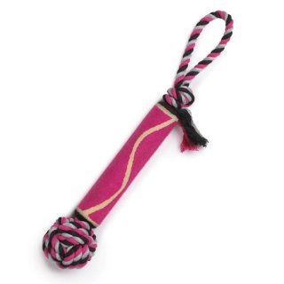 Grriggles Knot Just Rope Dog Toy, 15 1/2 Inch, Raspberry Sorbet  Pet Toy Ropes 