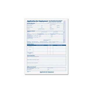 Comprehensive Employee Application Form, 8 1/2 x 11, 25 Forms 