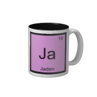 Jaden  Name Chemistry Element Periodic Table Mug