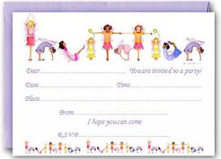 fairy party invitation   pack of 10 by alphabet gifts