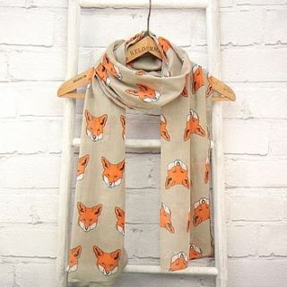 hola fox scarf by lisa angel