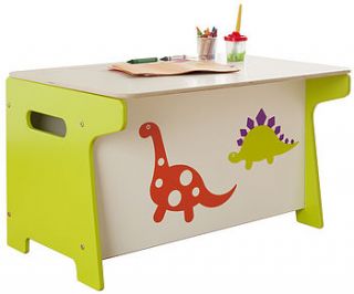 dinosaur toy box and desk by millhouse