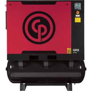 Chicago Pneumatic Quiet Rotary Screw Air Compressor with Dryer, Model# QRS20HPD  50 CFM   Above Air Compressors