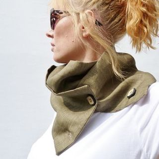 linen infinity scarf by moaning minnie