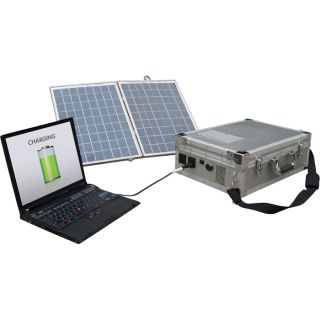 Solar ePower Cube 1500 — 5-Panel, Model# 2546  Portable Power Solutions