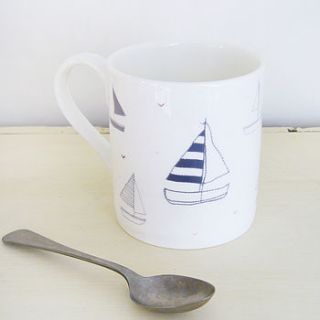 small yachts mug by charlotte macey