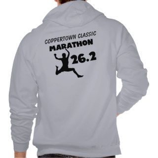 Customized 26.2 Marathon Fleece Zip Hoodie