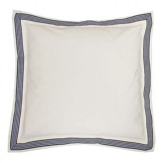 Jeffrey Banks 20" x 20" Leeza Ribbon with Flange Pillow