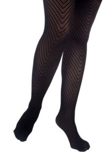 Chic Chevron Tights  Mod Retro Vintage Tights