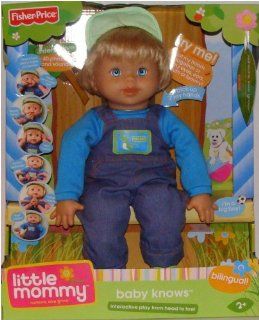 Fisher Price BOY Little Mommy Baby Knows Interactive Doll Toys & Games