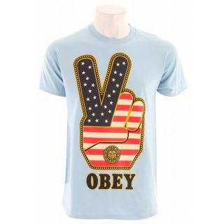 Obey Peace Fingers USA T Shirt