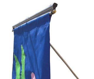 HangEm Straight Flag Pole Kit The PERFECT Flag Pole Standard House Mount Keeps Flag Straight All the Time  Flagpole Hardware  Patio, Lawn & Garden