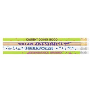 144 Count Motivational Pencil Pack    Multicolor