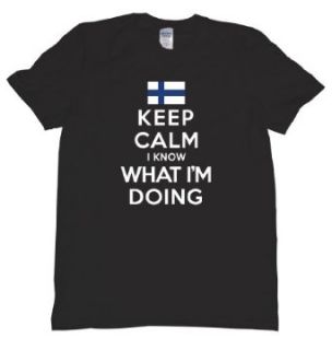 Finland Flag Kimi Says Keep Calm I Know What I'm Doing Lotus Tee Shirt His Driving Formula Keeps Him In The Number One Racing Position Clothing