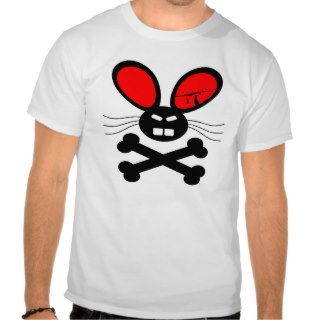 White Evil Rabbit Bunny Tshirts