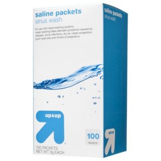 Up & Up Saline Packets   100 Count