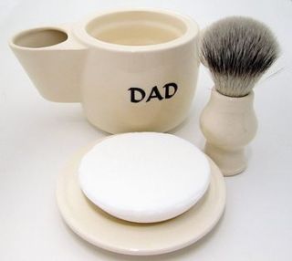 'dad' shaving scuttle mug bowl by sculpta ceramics